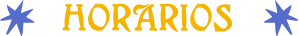Horarios